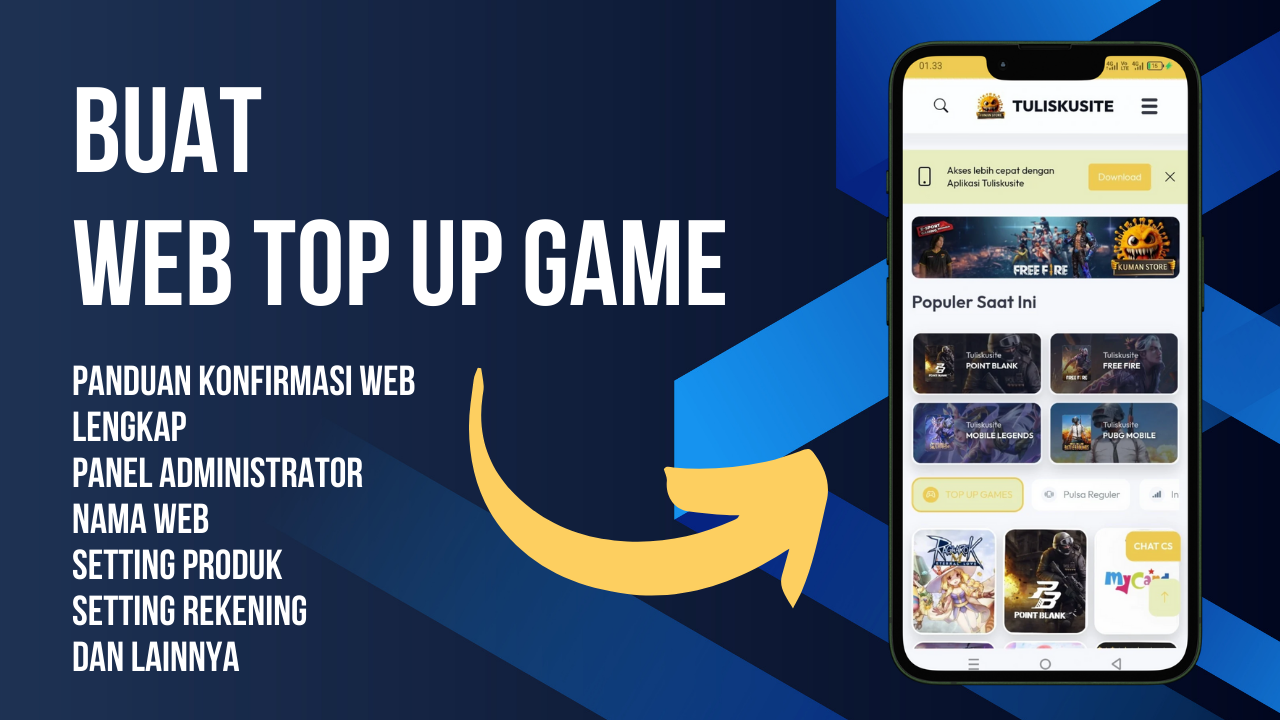 Demo Website Top Up Game